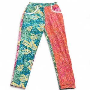 Lilly Pulitzer Vintage Multicolor Floral Pants